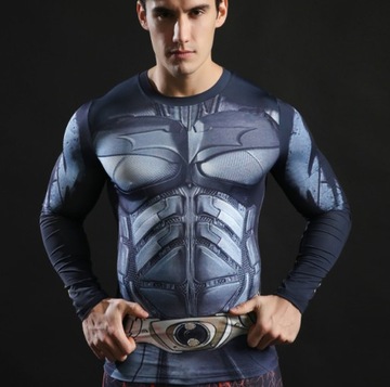 Koszulka Termoaktywna Siłownia BATMAN DARK 3XL