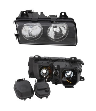 REFLEKTOR LAMPA PRZEDNIA BMW 3 E36 91-00 H7+H7 PR