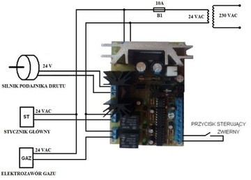 КОНТРОЛЛЕР MIGOMAT 5A 24V РЕГУЛЯТОР СВАРОЧНОГО МАШИНЫ