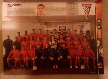 Liga polska Plakat - GÓRNIK ZABRZE wiosna 2005