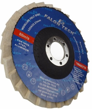 LAMELKA FILCOWA POLERSKA 125M TARCZA POLERSKA FILC