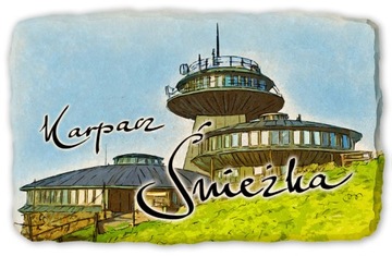 KARPACZ ŚNIEŻKA magnes lodówkę kamień pamiątka 481