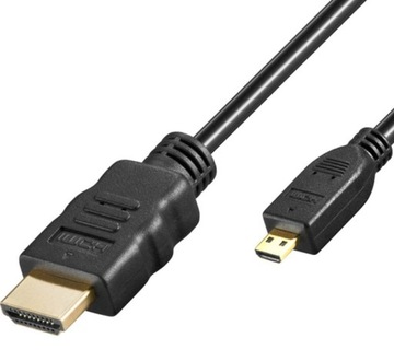 Kabel MicroHDMI Micro HDMI do HDMI 1m Adapter FV