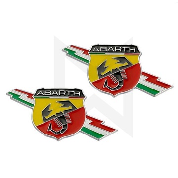 ЭМБЛЕМА FIAT ABARTH ЗНАК PUNTO STILO PANDA ALU