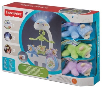 КАРУСЕЛЬ FISHER PRICE С МЕДВЕДЯМИ ПРОЕКТОР CDN41