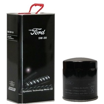 Olej FORMULA F 5W30 + FILTR OEM ORYGINAŁ FORD FOCU