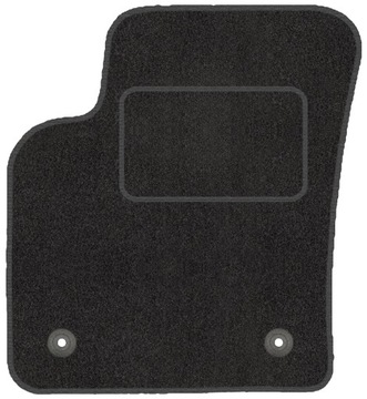 Volvo S40 II 04-12 DYWANIK WELUROWY KIEROWCY LEWY