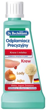 Odplamiacz Precyzyjny Krew Mleko Lody Jajka Śmietana Dr. Beckmann 50ml