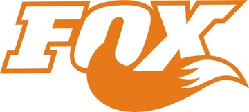 FOX 7x3cm pomaranczowa naklejka 403-5 RÓŻNE KOLORY
