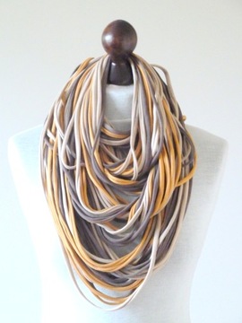 ЗАМОТКА ТРИКОТАЖНОЕ ОЖЕРЕЛЬЕ ИЗ ХЛОПКА 47 ЦВЕТОВ