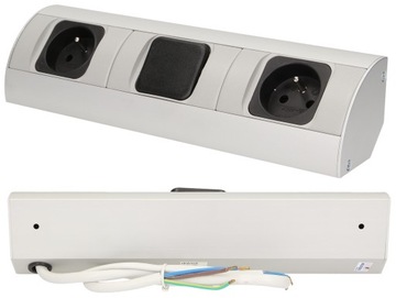 Gniazdo meblowe z wył. 2x230V ORNO OR-AE-1304