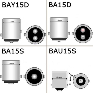 СВЕТОДИОДНАЯ ЛАМПА PY21W BAU15S В СТОП-СИГНЕ КРАСНАЯ