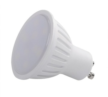 MOCNA Żarówka ledowa LED SMD GU10 230V 6W zimna