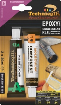 KLEJ UNIWERSALNY EPOKSYDOWY 2 x 20 ml - Technicqll