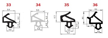 REHAU S-1387 Уплотнитель оконный