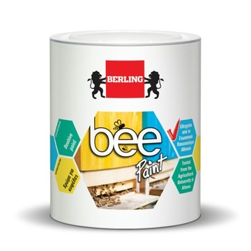 BERLING BEE PAINT 0,75L MALOWANIE ULI Z ATESTEM ŻÓŁTA, ŻÓŁTY FARBA DO ULI
