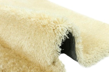 PUSZYSTY SHAGGY POLIESTER 160x220 WANILIA - GRUBY