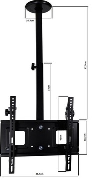 LCD/LED/PLASMA 23-50 400х400 Потолочный держатель МКМс