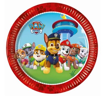 Talerzyki papierowe Paw Patrol Psi Patrol