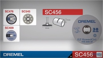 12 штук РЕЖНОЙ ДИСК 38 мм, 1,25 мм SC456B DREMEL