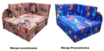 KUBUŚ NAROŻNIK AMERYKANKA ŁÓŻKO DZIECIĘCE SOFA