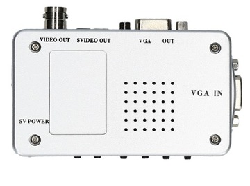 КОМПЛЕКТ КОНВЕРТЕРА VGA-BNC S-VIDEO VGA AV СИГНАЛА