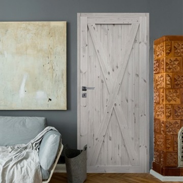 DRZWI DREWNIANE POLSKIE SUROWE RADEX LOFT XI 80