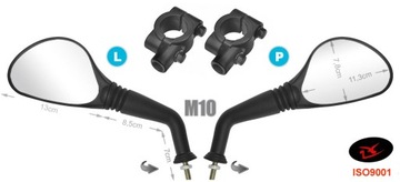 ЗИПП ROMET KINGWAY SUZUKI ЗЕРКАЛА + РУЧКИ M10