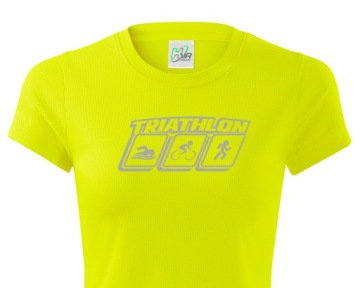 TERMOAKTYWNA BLUZKA SPORTOWA FLUO ODBLASKOWA HVR