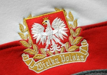 Bluza z kapturem patriotyczna Polska pasy r.S