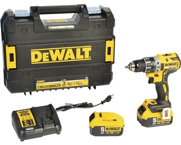 DEWALT Wiertarko wkrętarka akumulatorowa 18V 5AH na baterie akumulator 70Nm