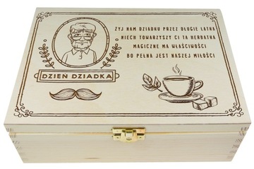 HERBACIARKA + GRAWER DLA DZIADKA I BABCI PREZENT