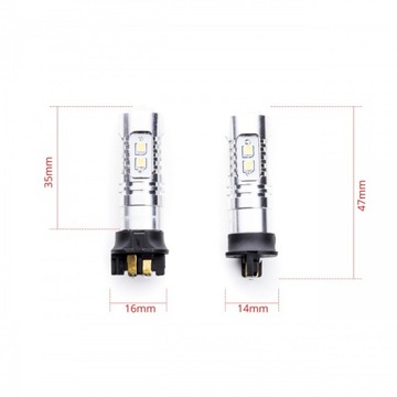 EPL224 PW24W ЛАМПОЧКИ 10SMD 2323 12/24В