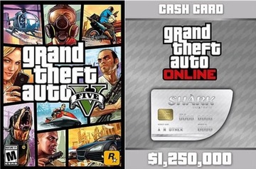 GRAND THEFT AUTO GTA 5 V PL PC + ONLINE + 1,25 MLN