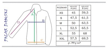 BLUZA POLAR 300gr HAFT FARTUCH WYS. JAKOŚĆ r. S