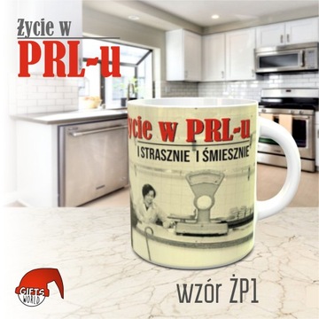 Kubek z nadrukiem kubek do kawy pamiątki PRL Czasy