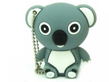 PENDRIVE USB 8 GB MIŚ KOALA SZARY MISIEK + BRELOK