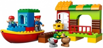 klocki LEGO Duplo 10805 Dookoła świata Zwierzęta Zoo Wieloryb Samolot