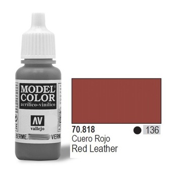 Краска Model Color 136 Vallejo 70.818 Red Leather 17мл