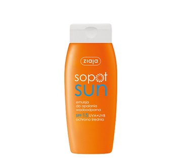 Ziaja sopot sun emulsja do opalania SPF 15 150ml