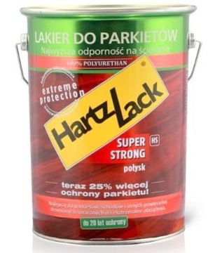 Lakier HARTZLACK SUPER STRONG do podłóg Połysk 5L