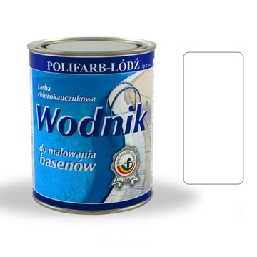 WODNIK farba do basenów oczek fontanny 5L biała