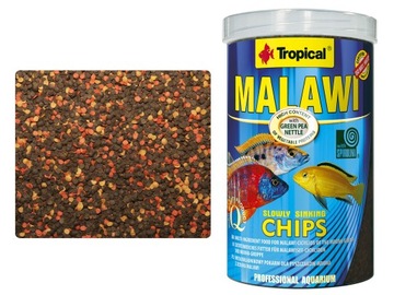 TROPICAL MALAWI CHIPS 1000ml PIELĘGNICE PYSZCZAKI