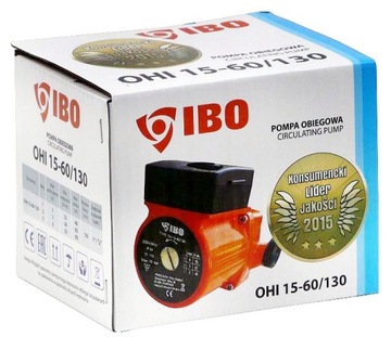 ЦИРКУЛЯЦИОННЫЙ НАСОС IBO OHI 15-60 130 ЦИРКУЛЯЦИОННЫЙ НАСОС CO