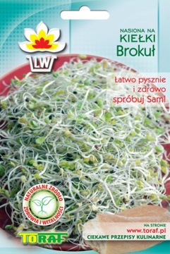 NASIONA NA KIEŁKI – BROKUŁ SMACZNY, ŹRÓDŁO WIELU WITAMIN NASIONA 10 g