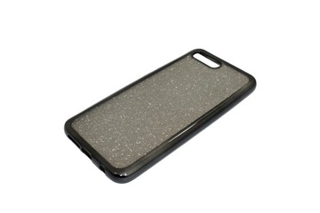 ETUI Guma GLOSSY HQ do Honor 10 COL-L29 CZARNY Case Pokrowiec