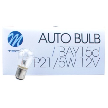 Лампа P21/5W M-Tech BAY15D 21/5W 12V - 10шт.