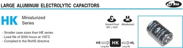 680 мкФ 400 В 105 футов SAMWHA HK 35x52 мм _________ [1 шт.]