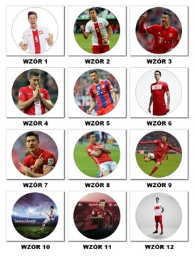OPŁATEK NA TORT PIŁKARZE Piłka Nożna Football 20cm