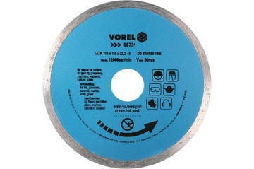 TARCZA DIAMENTOWA 115MM SEGMENT CIĄGŁY VOREL